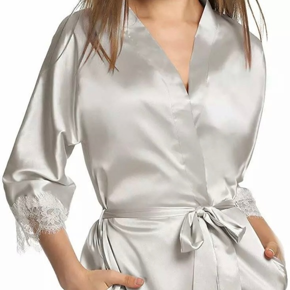 Hotouch Women's Bathrobes Kimono Robe Bridesmaids - Picture 1 of 6